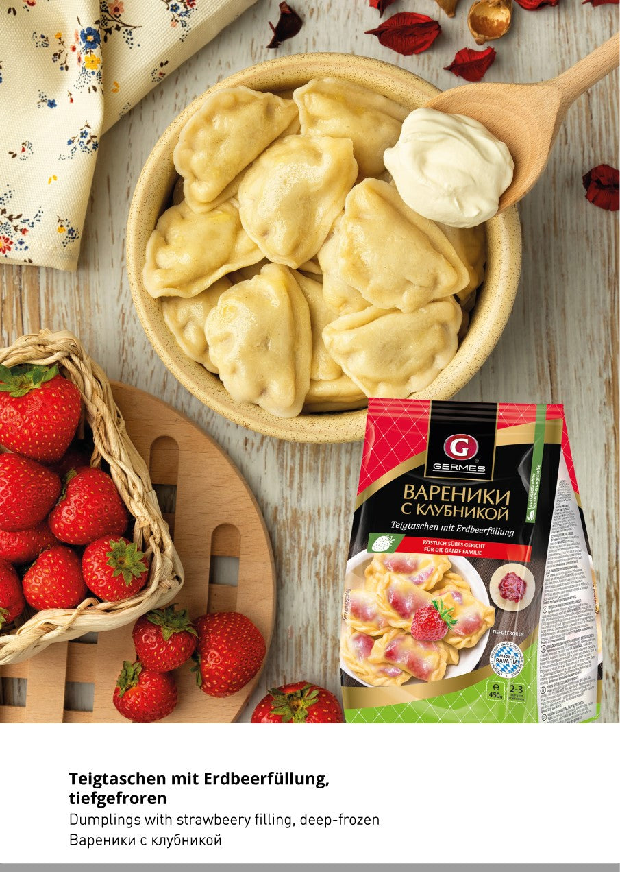 Wareniki mit Erdbeerfüllung, 450g