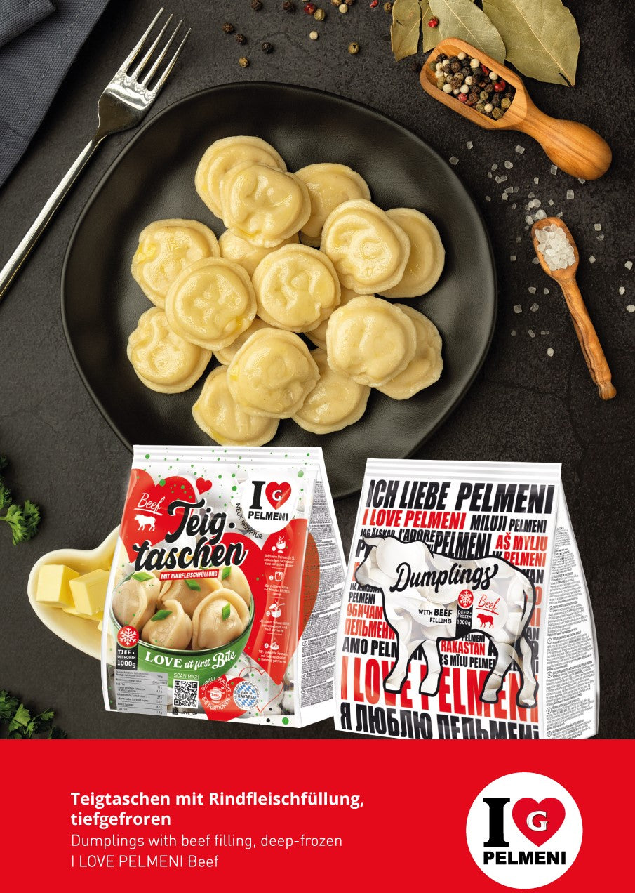 I Love Pelmeni Beef, 1000g