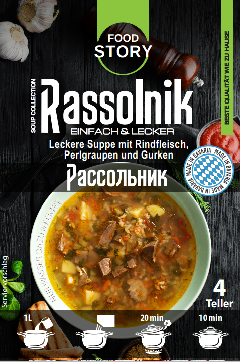 Suppe "Rassolnik"