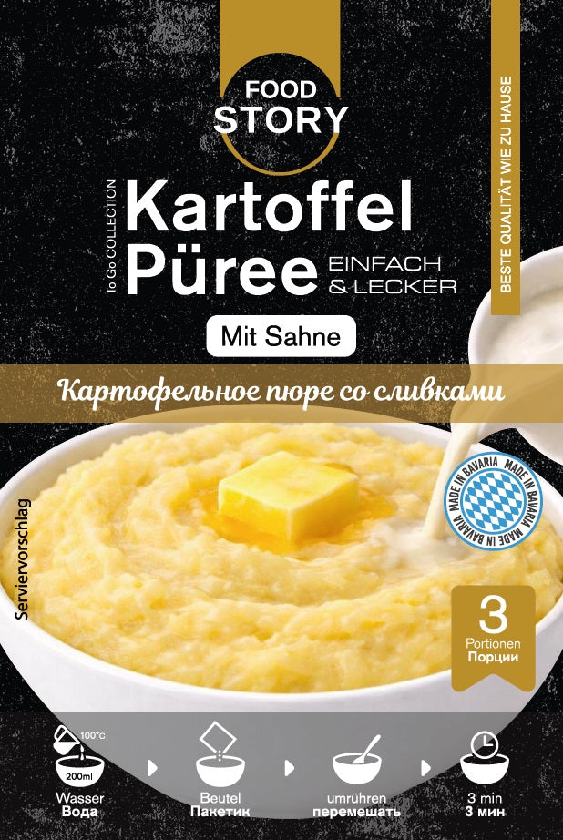 Kartoffelpüree mit Sahne